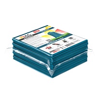 Мешки для мусора 160 л, светло-синие, в пачке 10 шт., ПВД, 40 мкм, 900х1100 мм, i-Bag в Усинске