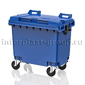Контейнер для мусора 660 л голубой