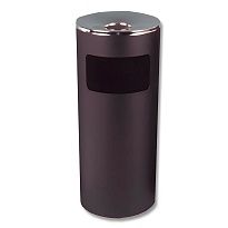 Урна металлическая с пепельницей, Титан, 29 л, черная, оцинкованная сталь в Усинске Урна металлическая с пепельницей, Титан, 29 л, черная, оцинкованная сталь в Усинске