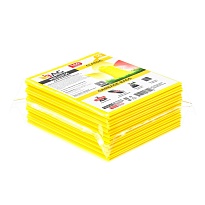 Мешки для мусора 160 л, желтые, в пачке 10 шт., ПВД, 40 мкм, 900х1100 мм, i-Bag в Усинске